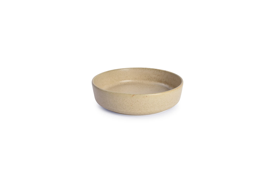 Diep bord 16xH4cm beige Pila  - Set van 2