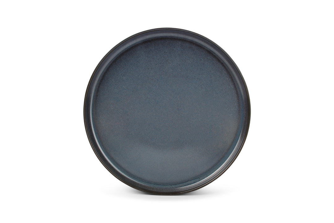 Bonbistro - Plat bord 25cm donker blauw Pila - Set van 3