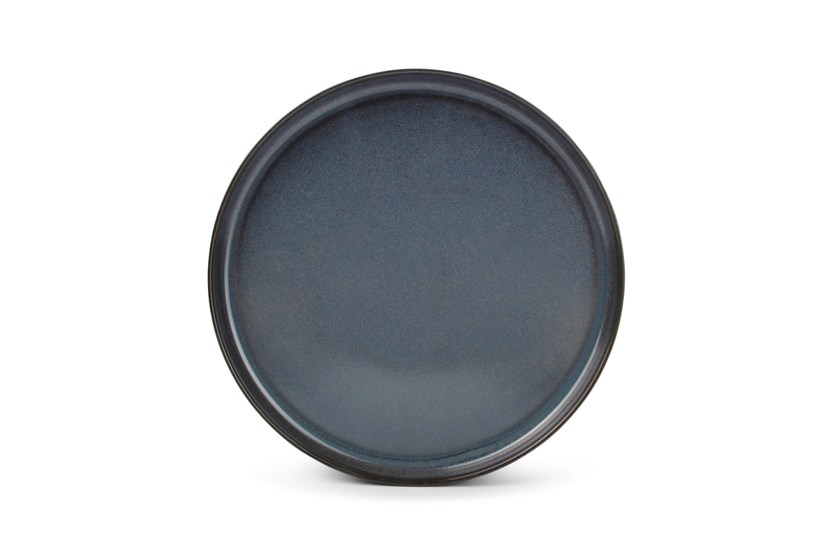 Bonbistro - Plat bord 25cm donker blauw Pila - Set van 3