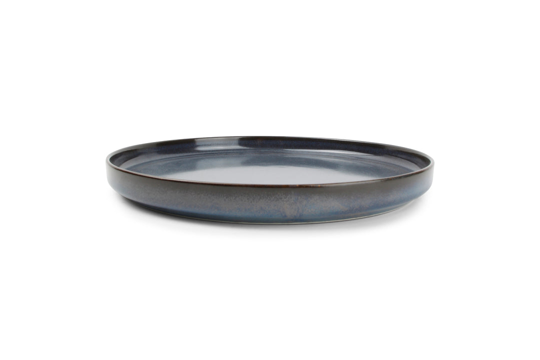 Bonbistro - Plat bord 25cm donker blauw Pila - Set van 3