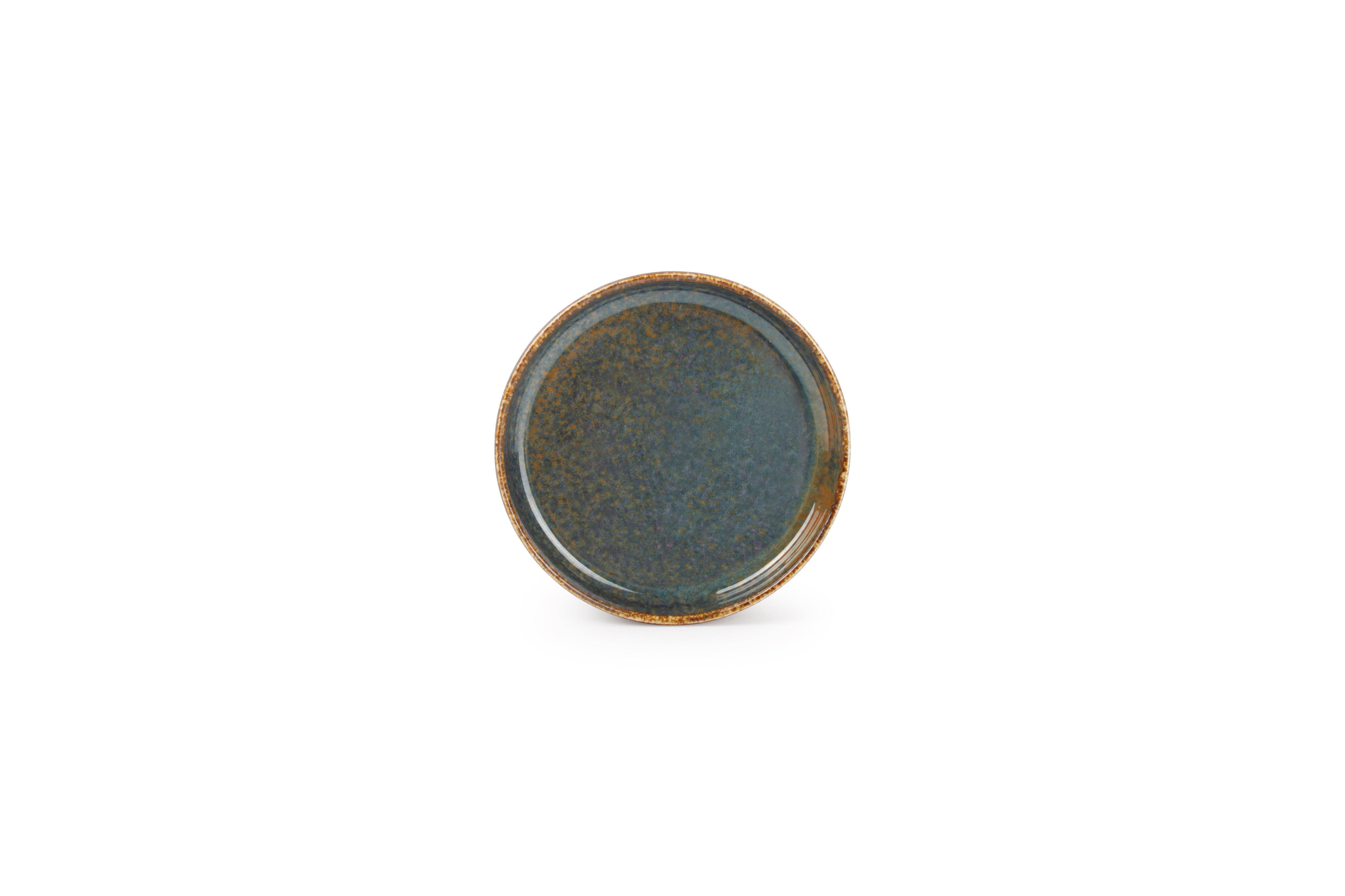 Plat bord 13,5cm groen Pila