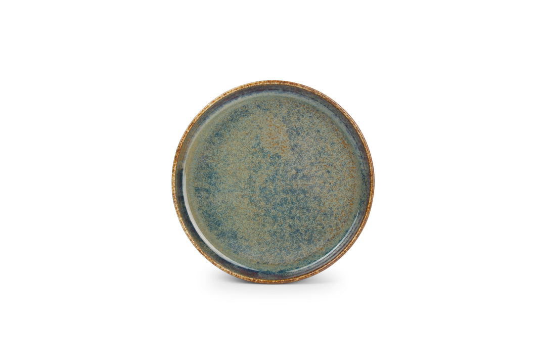 Bonbistro - Plat bord 17cm groen Pila - Set van 3