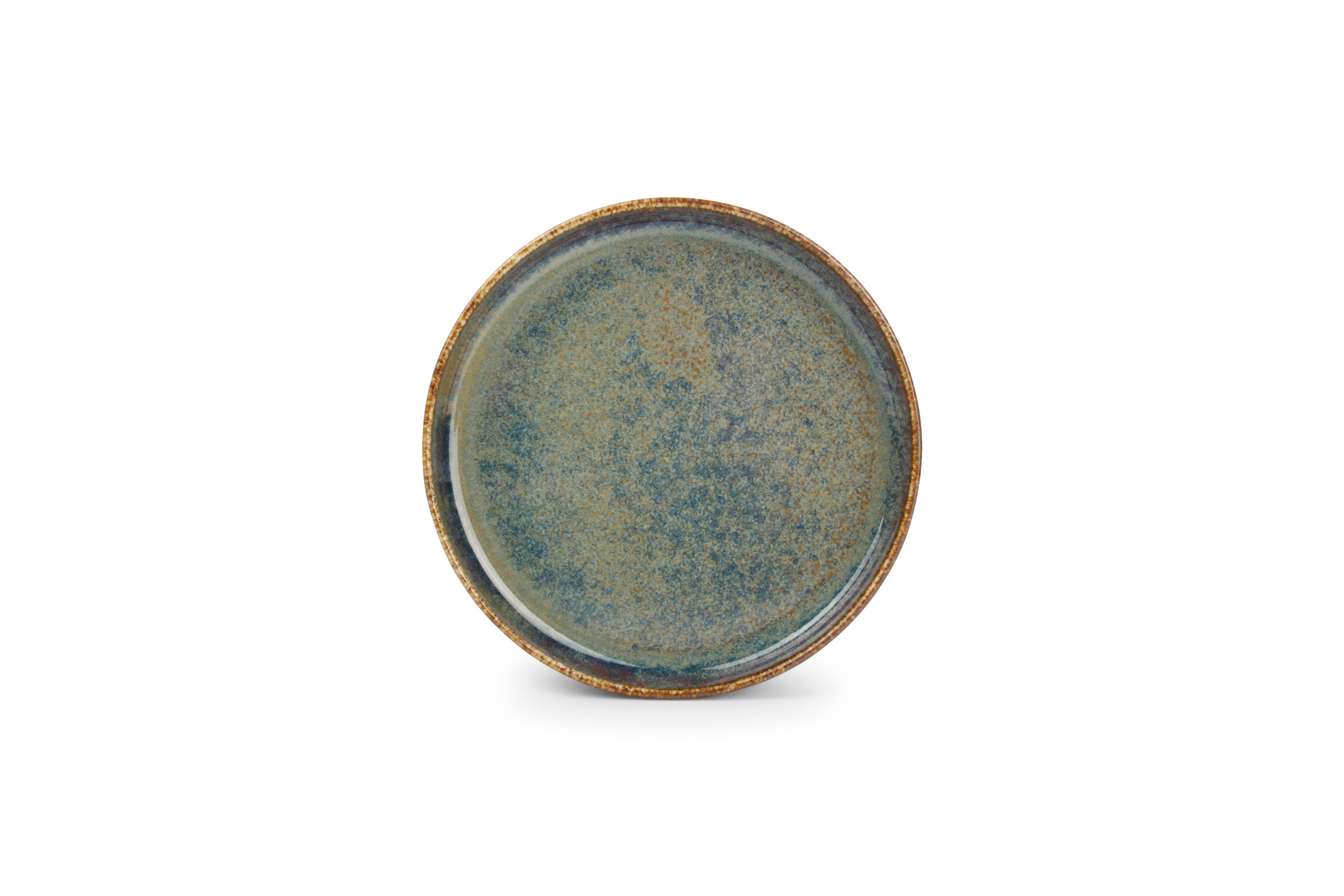 Plat bord 17cm groen Pila