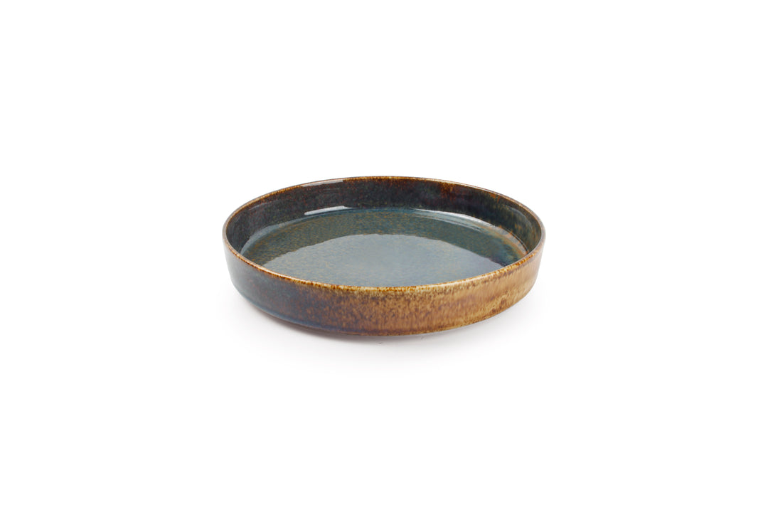 Bonbistro - Diep bord 24xH4cm groen Pila - Set van 3