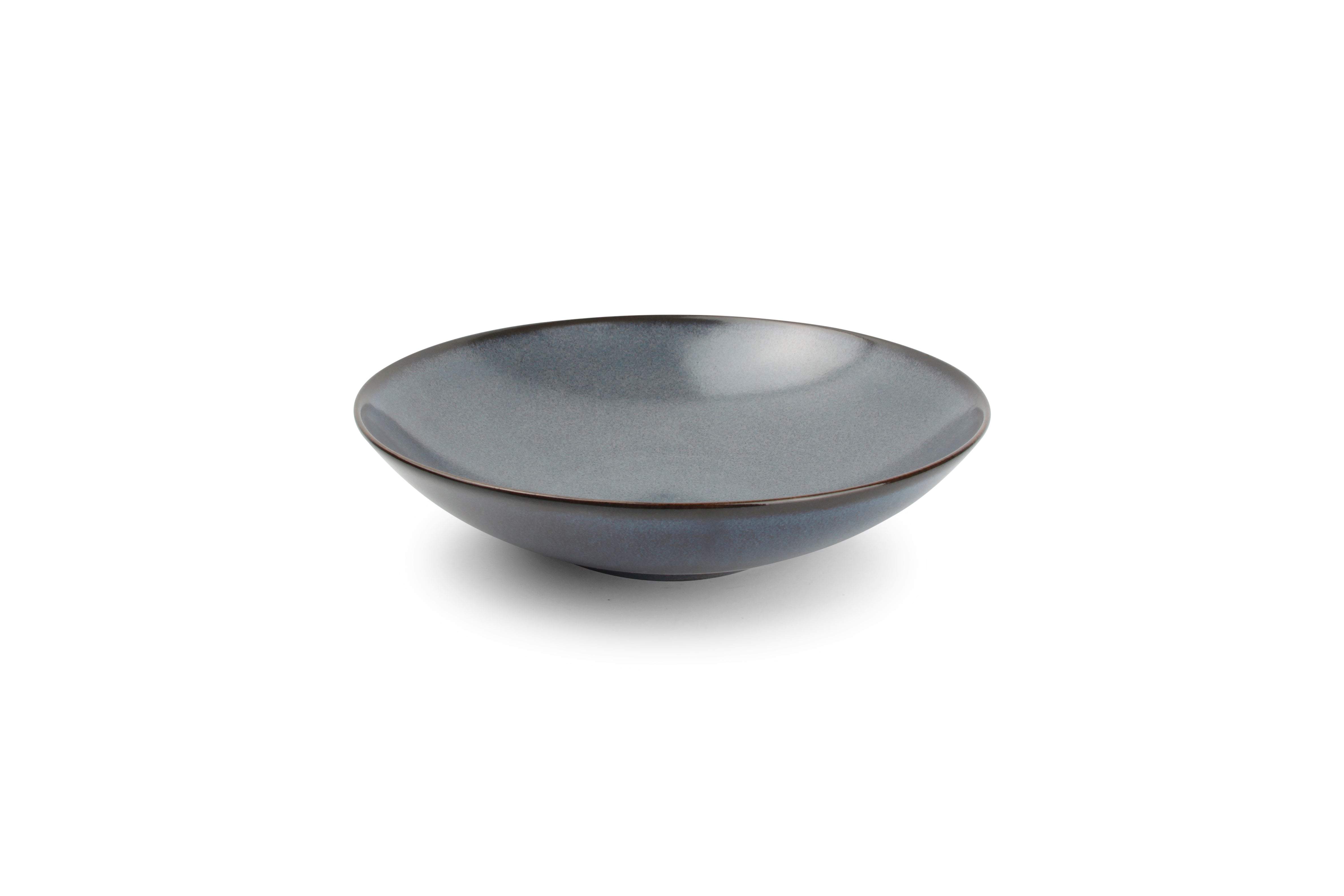 Diep bord 21xH5cm donkerblauw Cirro