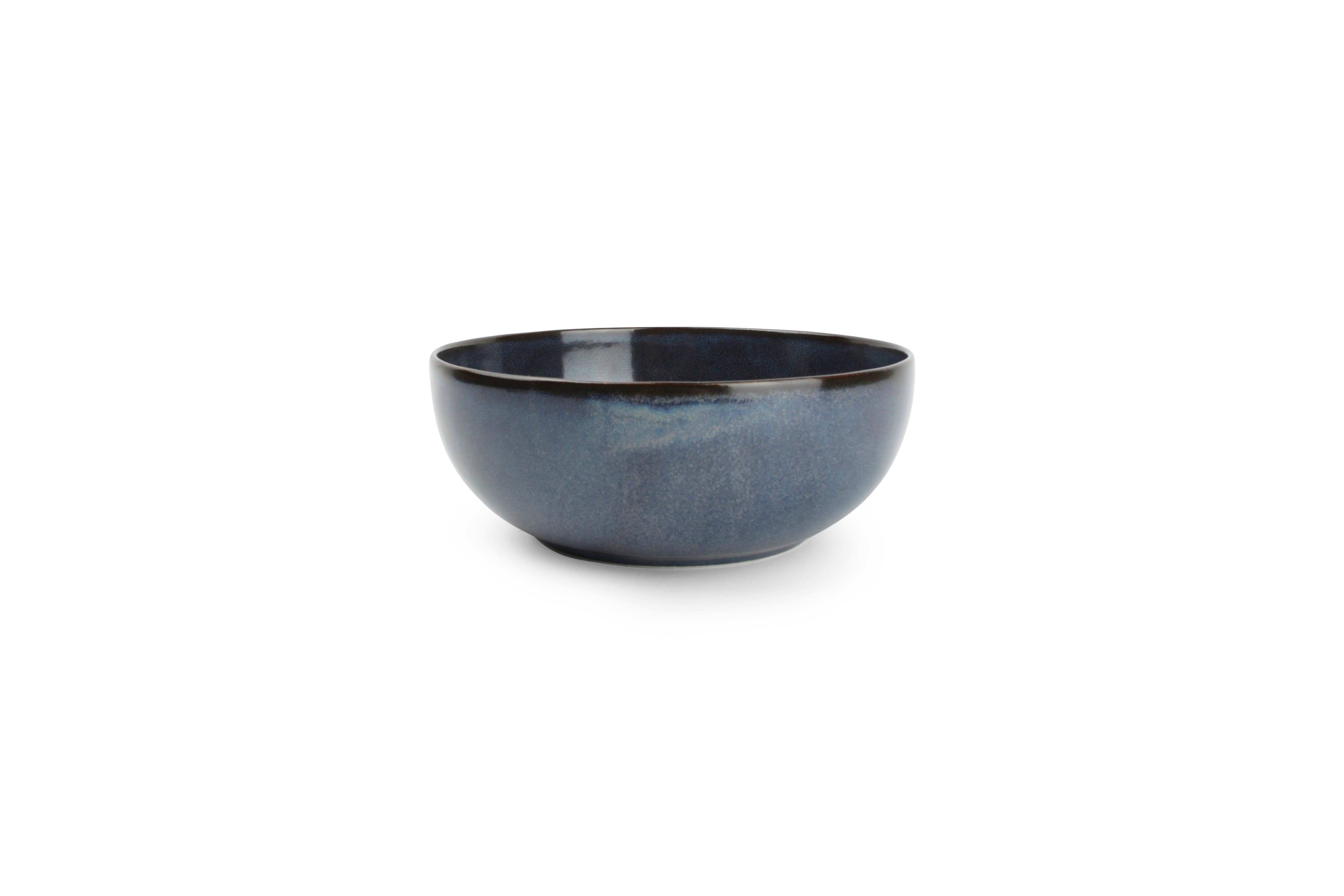 Kom 16xH5,5cm donkerblauw Cirro