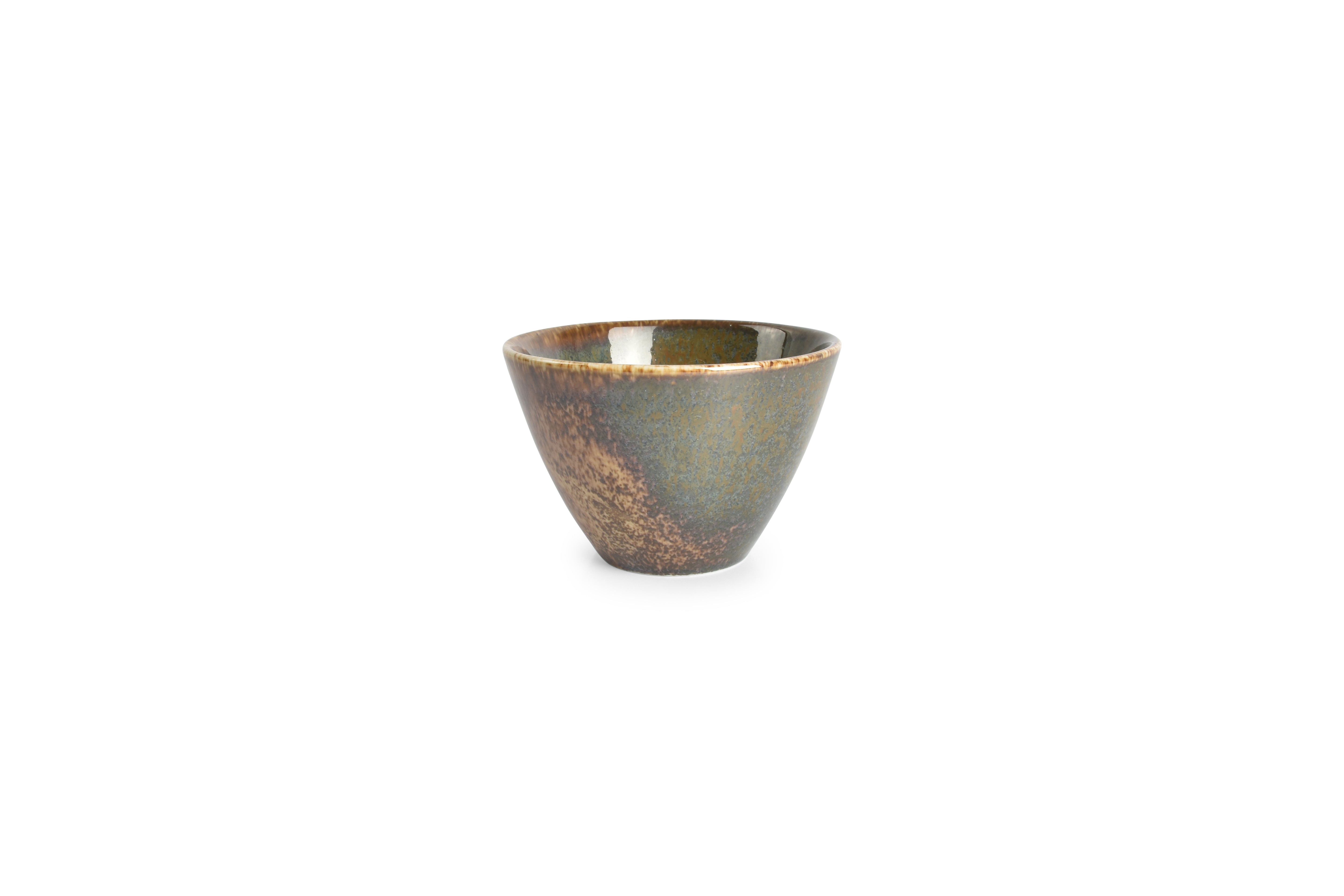 Kom 10xH7cm conisch groen Cirro