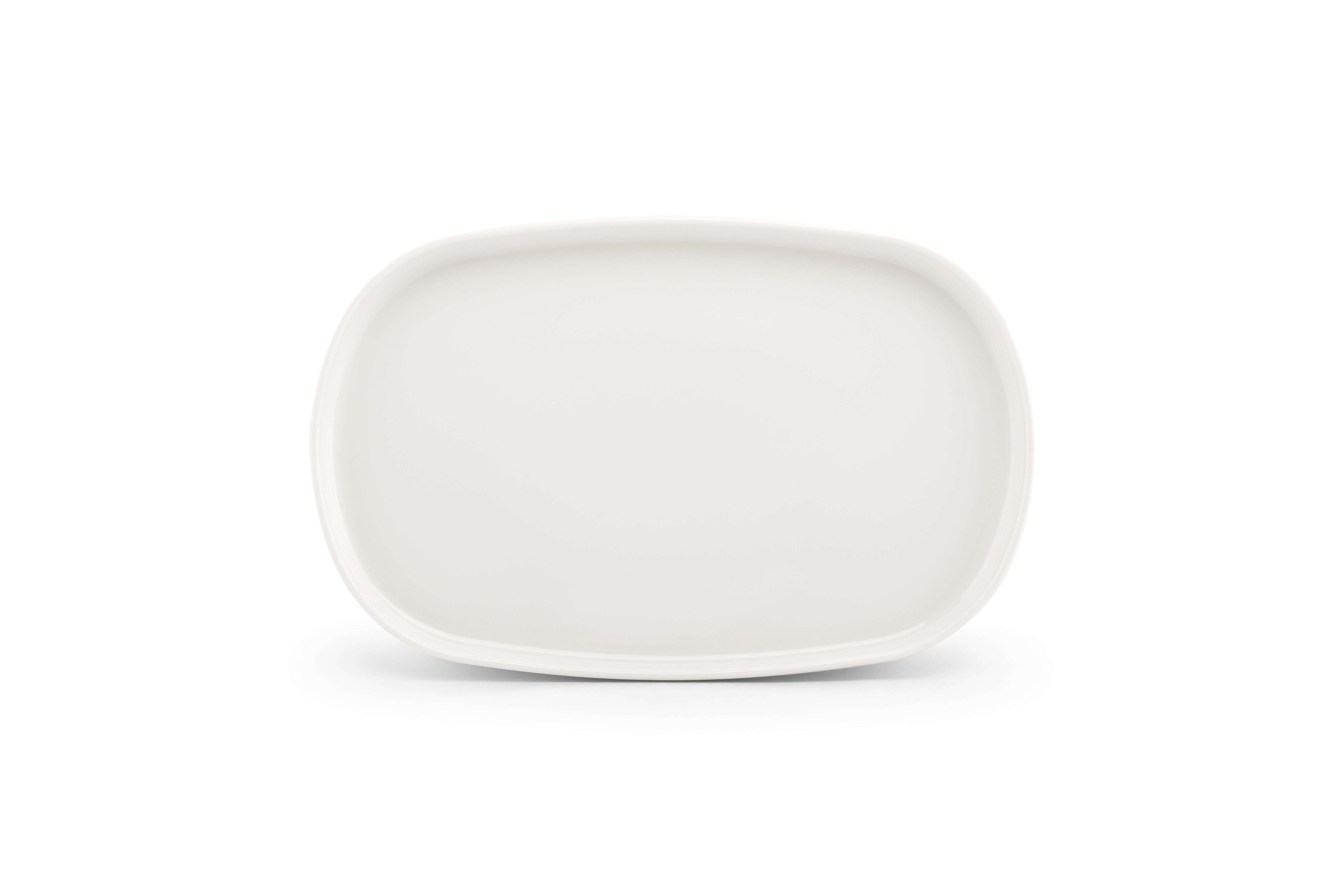 Plat bord 34x22xH2cm wit Pila