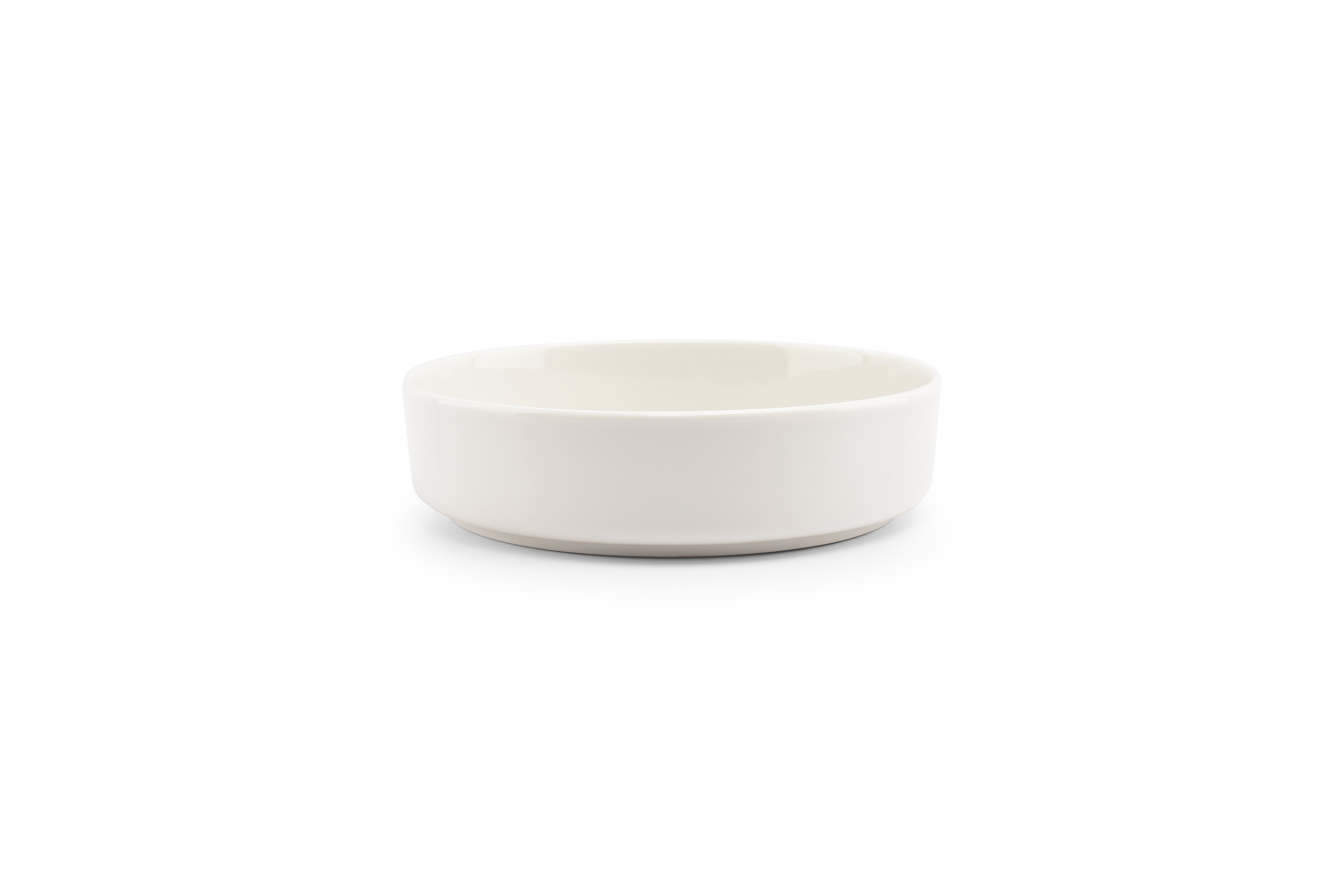Diep bord 19xH5cm wit Pila