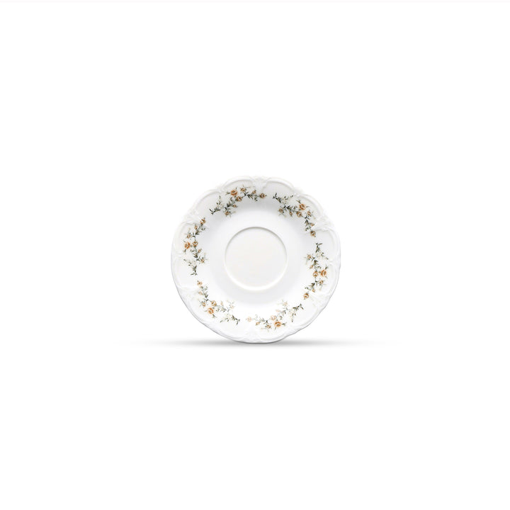 Bonbistro - Schotel 16,5cm Bruine bloem Retro