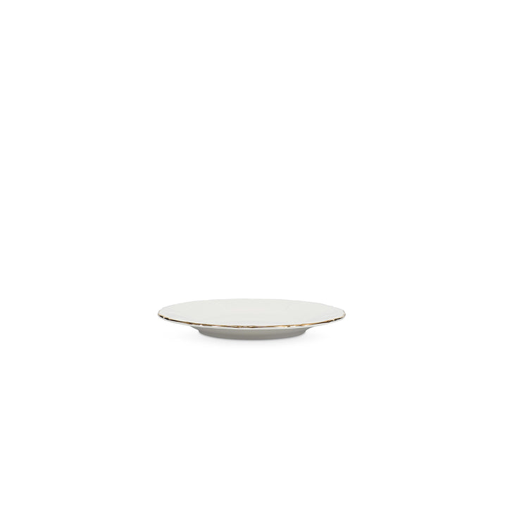 Bonbistro - Plat bord 16cm met gouden rand Retro - Set van 6