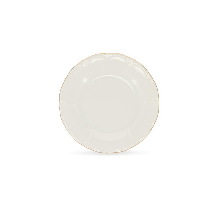 Bonbistro - Plat bord 21cm met gouden rand Retro - Set van 6