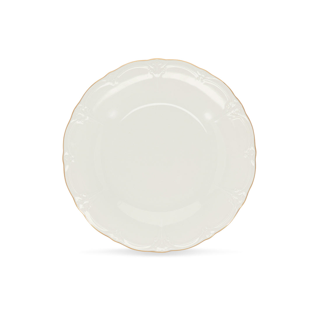 Bonbistro - Plat bord 27,5cm met gouden rand Retro - Set van 6