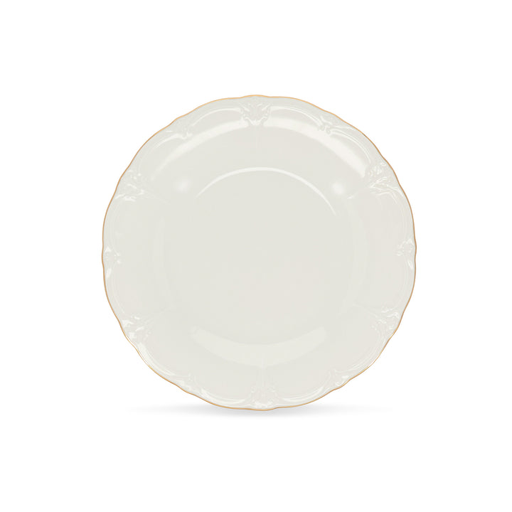 Bonbistro - Plat bord 27,5cm met gouden rand Retro - Set van 6