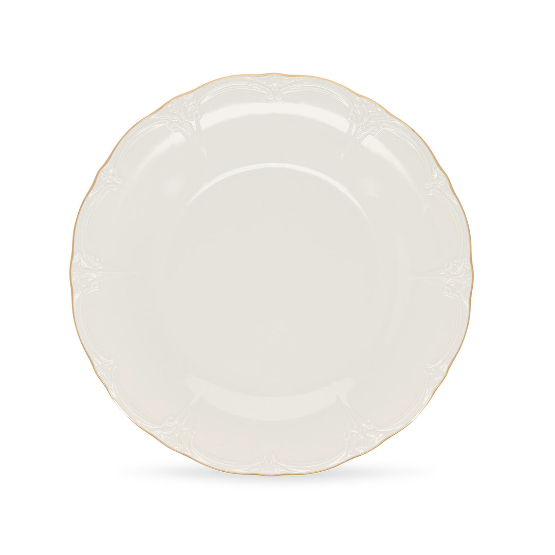 Bonbistro - Plat bord 32cm met gouden rand Retro - Set van 2