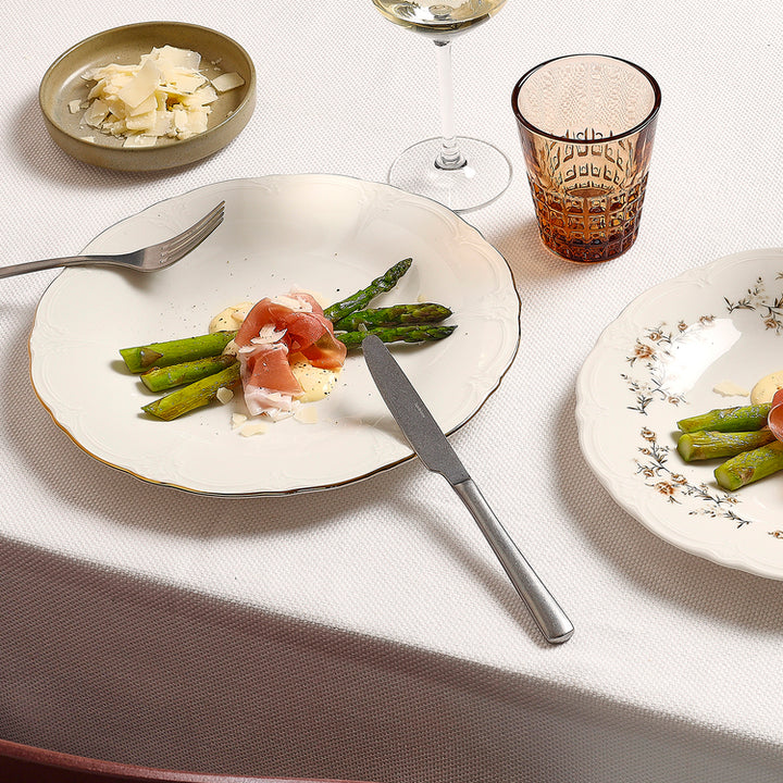 Bonbistro - Plat bord 27,5cm ivoor Retro - Set van 6