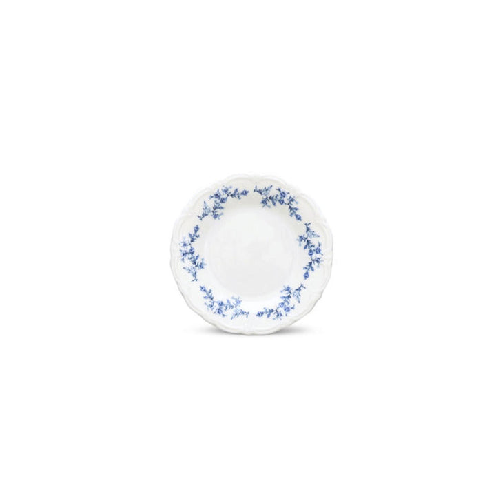 Bonbistro - Plat bord 16cm Blauw flower Retro