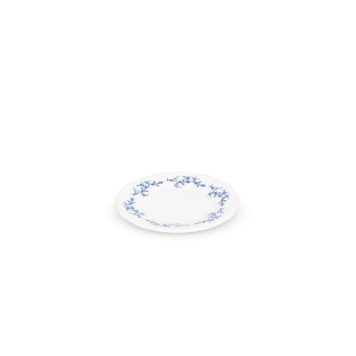Bonbistro - Plat bord 16cm Blauw flower Retro