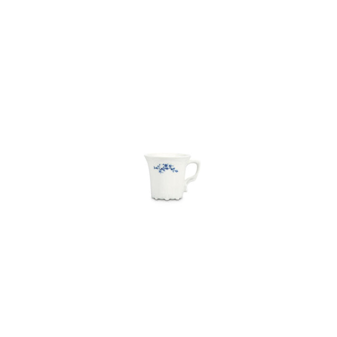 Bonbistro - Mokkakop 11cl Blauw flower Retro