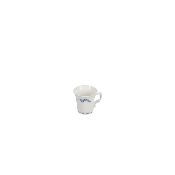 Bonbistro - Mokkakop 11cl Blauw flower Retro