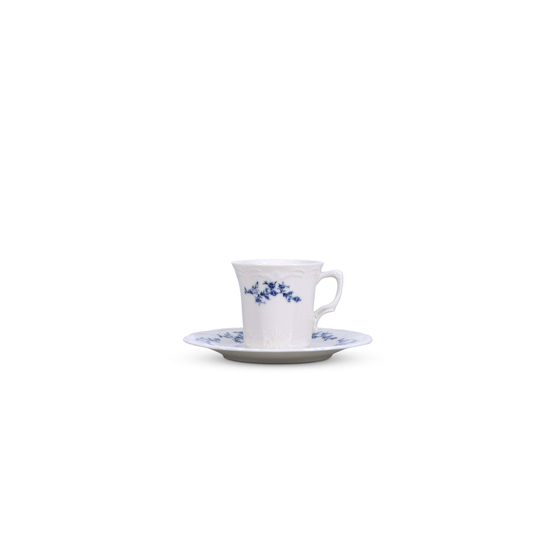 Bonbistro - Kop 20cl Blauw flower Retro