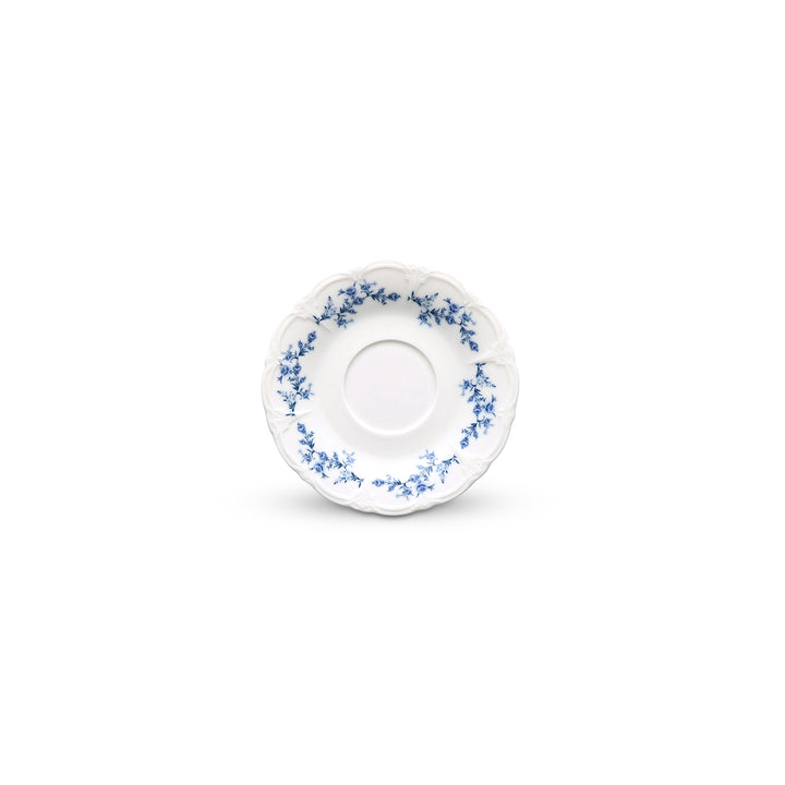 Bonbistro - Schotel 16,5cm Blauw flower Retro