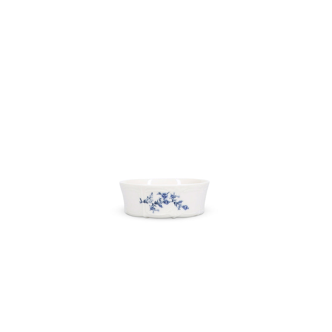Bonbistro - Kom 13xH5cm Blauw flower Retro