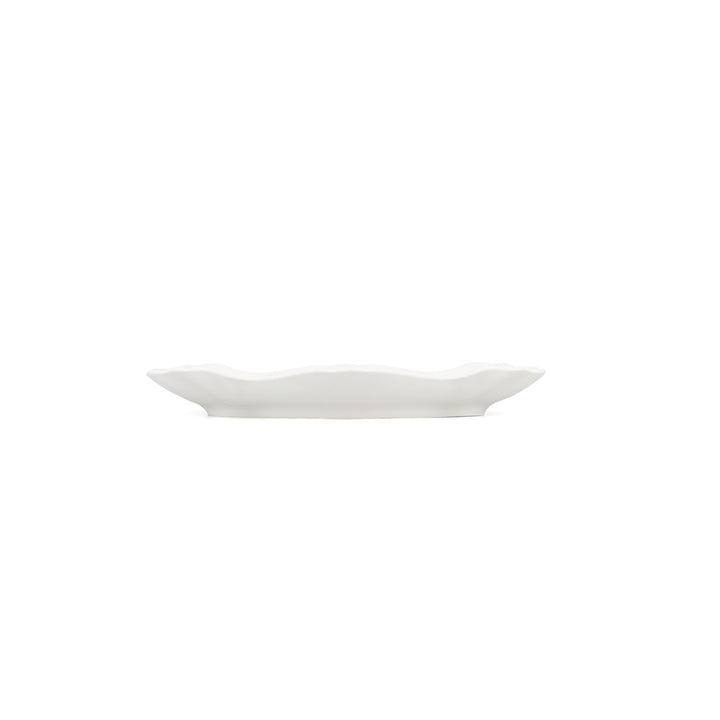 Bonbistro - Serveerschaal 26x16cm Blauw flower Retro