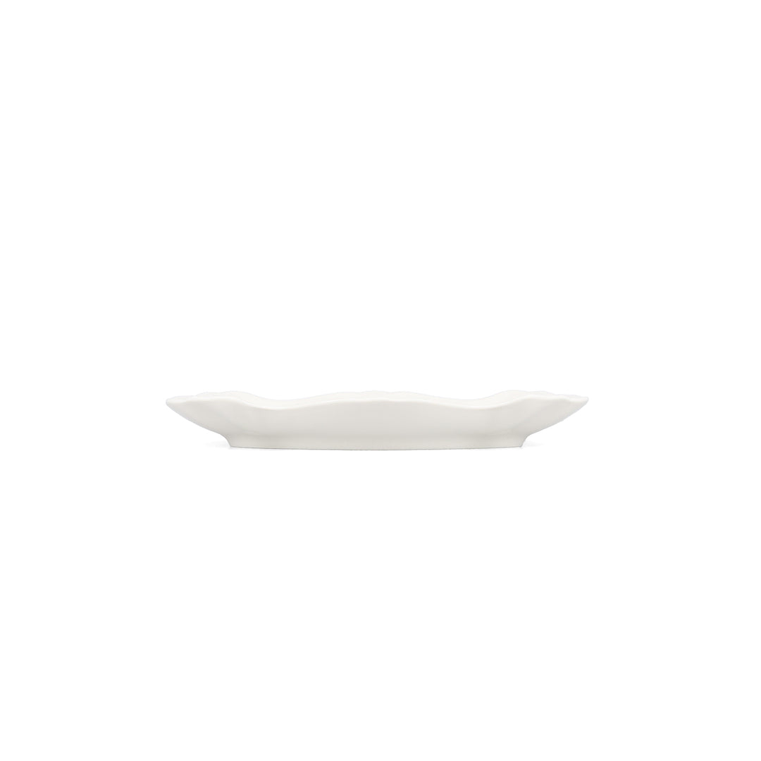 Bonbistro - Serveerschaal 26x16cm Bruine bloem Retro