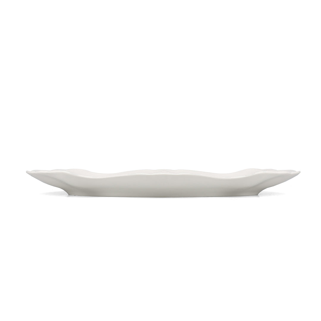 Bonbistro - Serveerschaal 39x25cm ivoor Retro