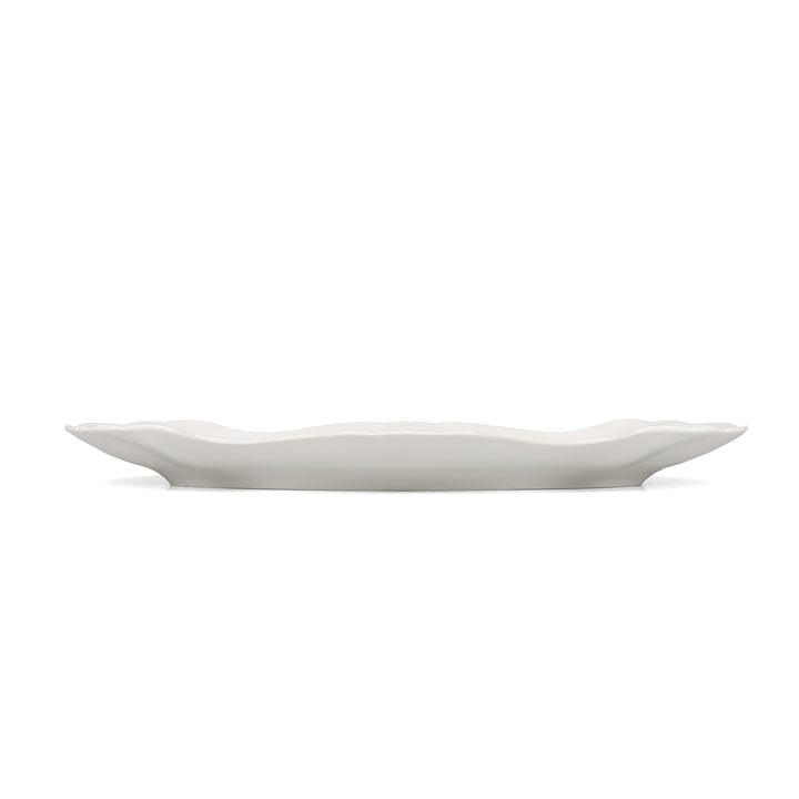 Bonbistro - Serveerschaal 39x25cm ivoor Retro