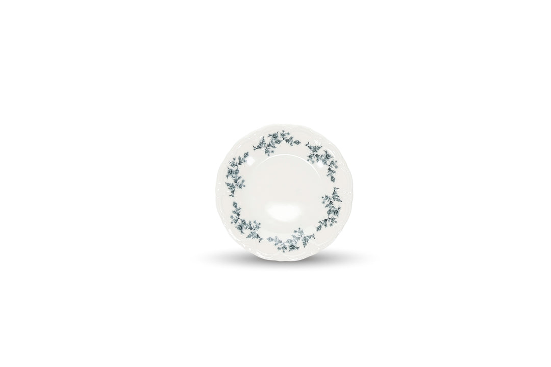 Bonbistro - Plat bord 16cm black flower Retro