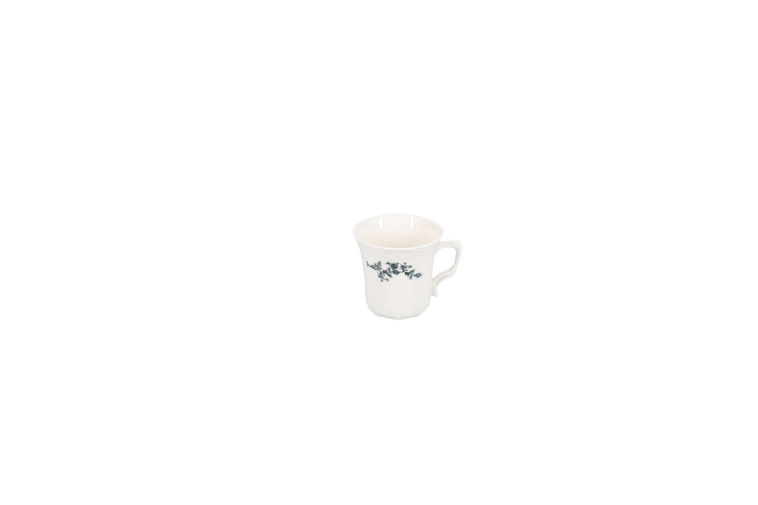 Bonbistro - Kop 20cl black flower Retro (set van 6)