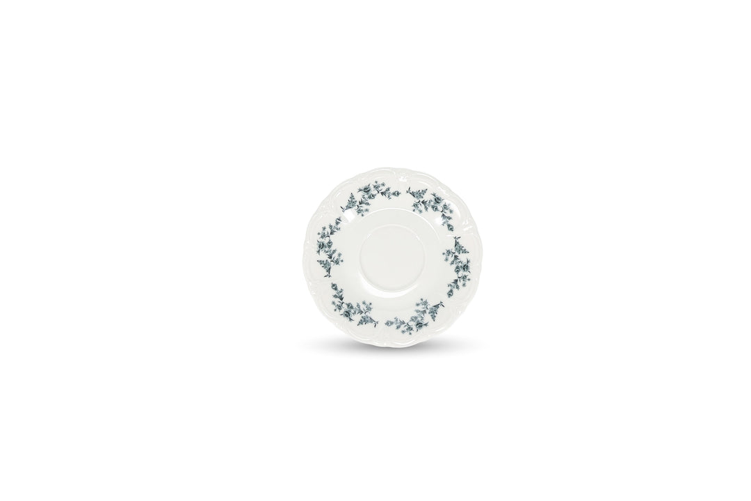 Bonbistro - Schotel 16,5cm black flower Retro