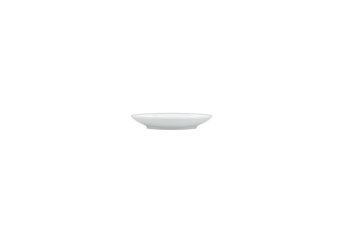 Bonbistro - Schotel 16,5cm black rim Basic White (set van 6)