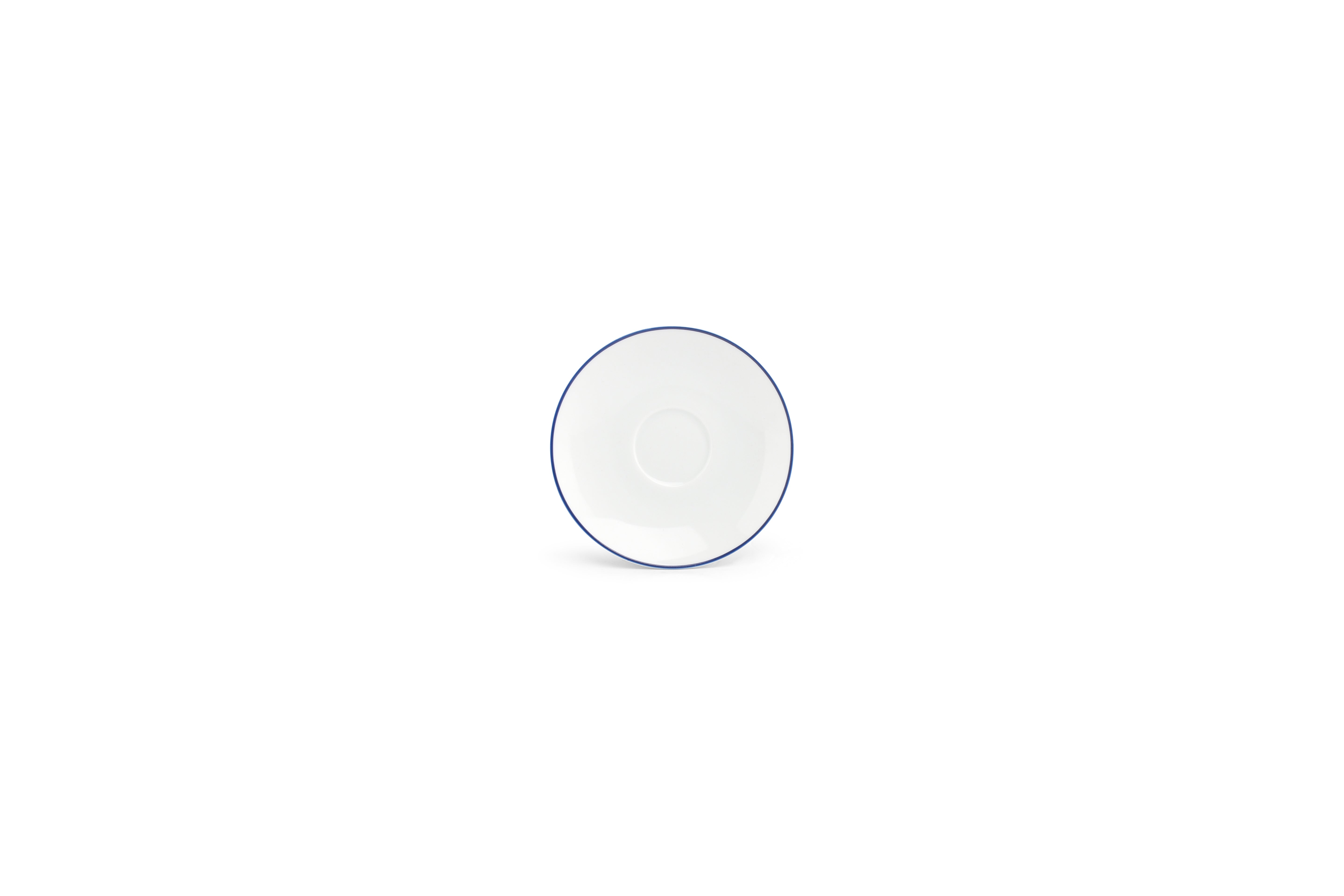 Mokkaschotel 12,5cm blue rim Basic White