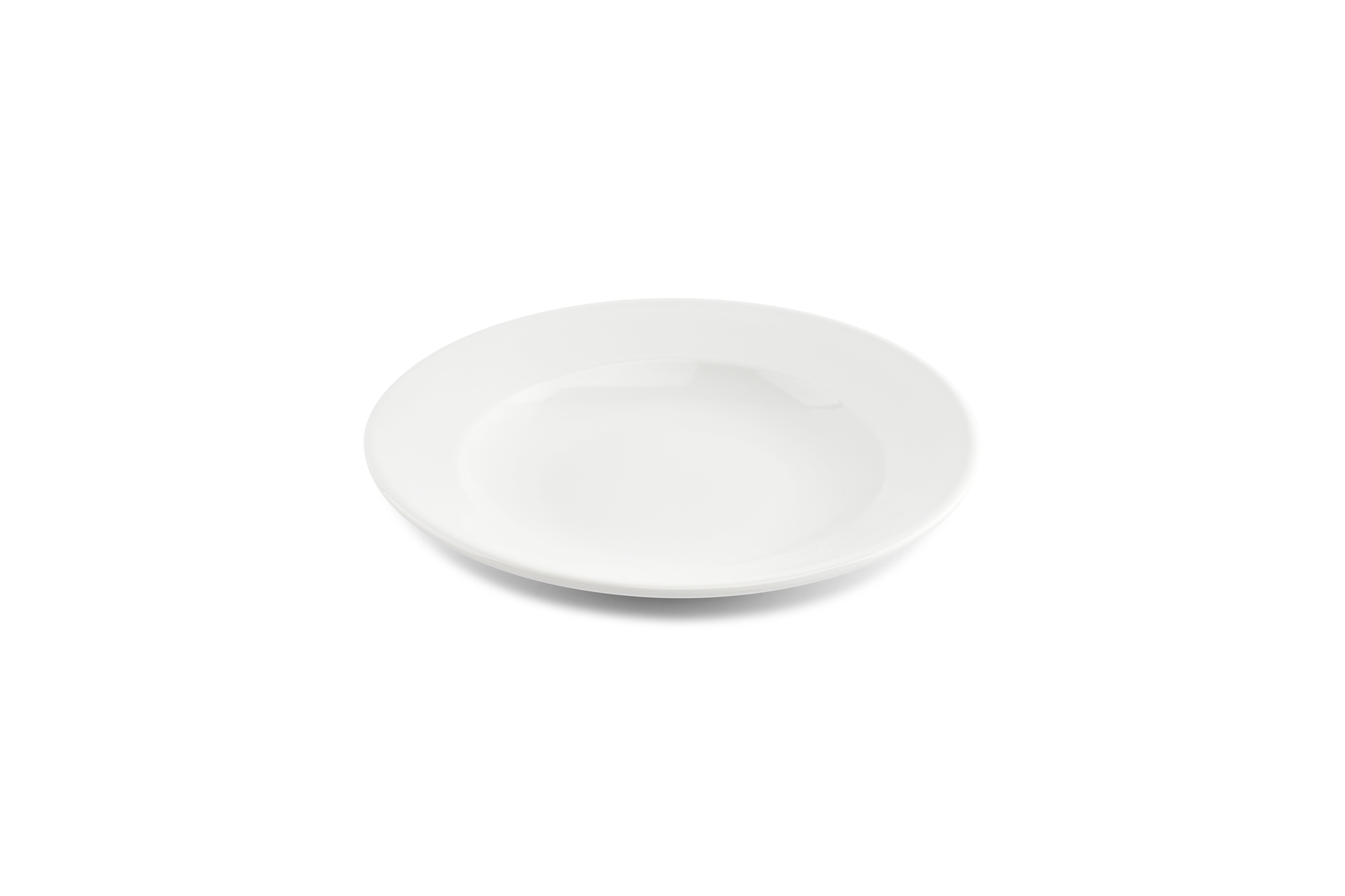 Diep bord 23,5xH4cm wit Bistro