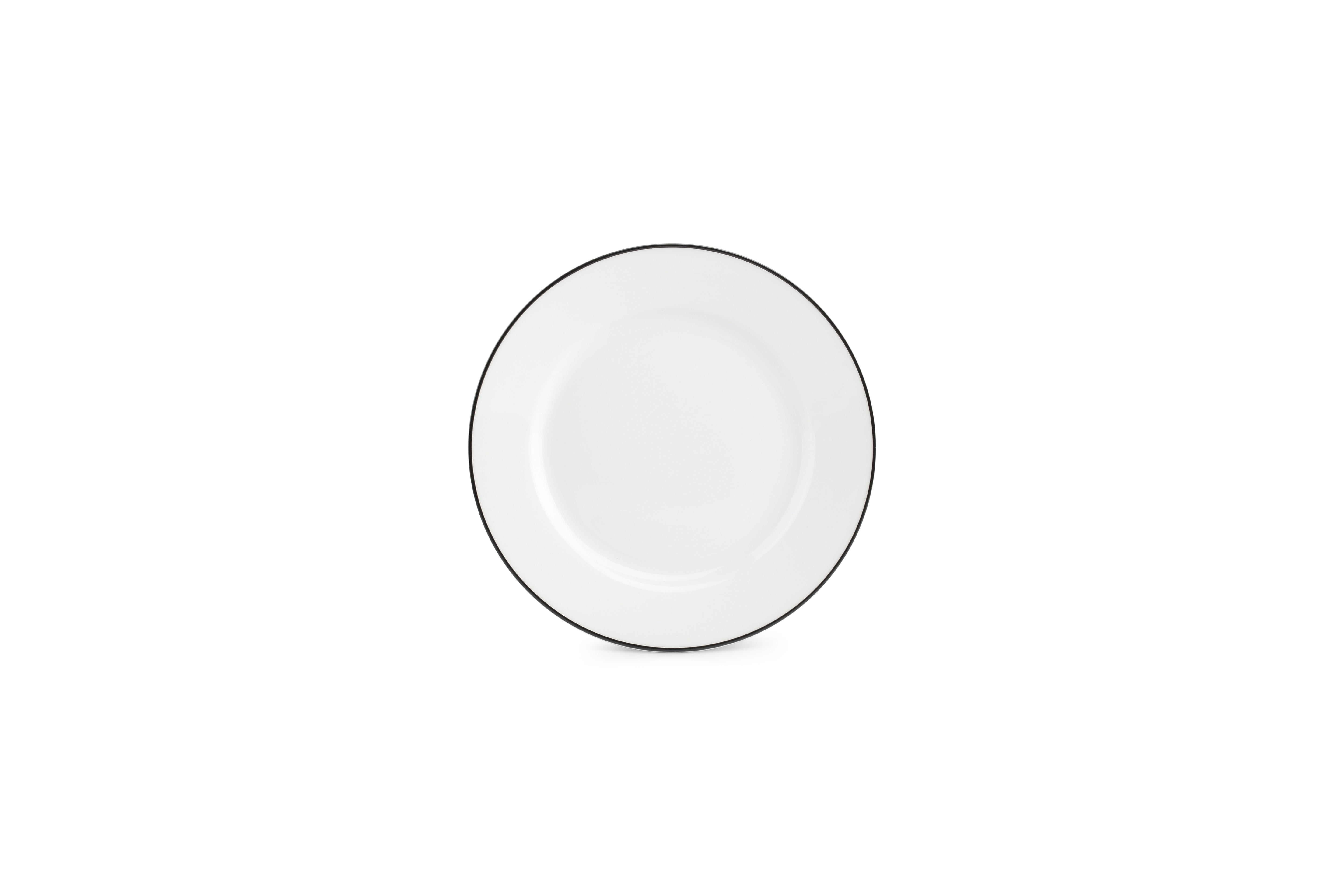 Plat bord 19,5cm black rim Bistro