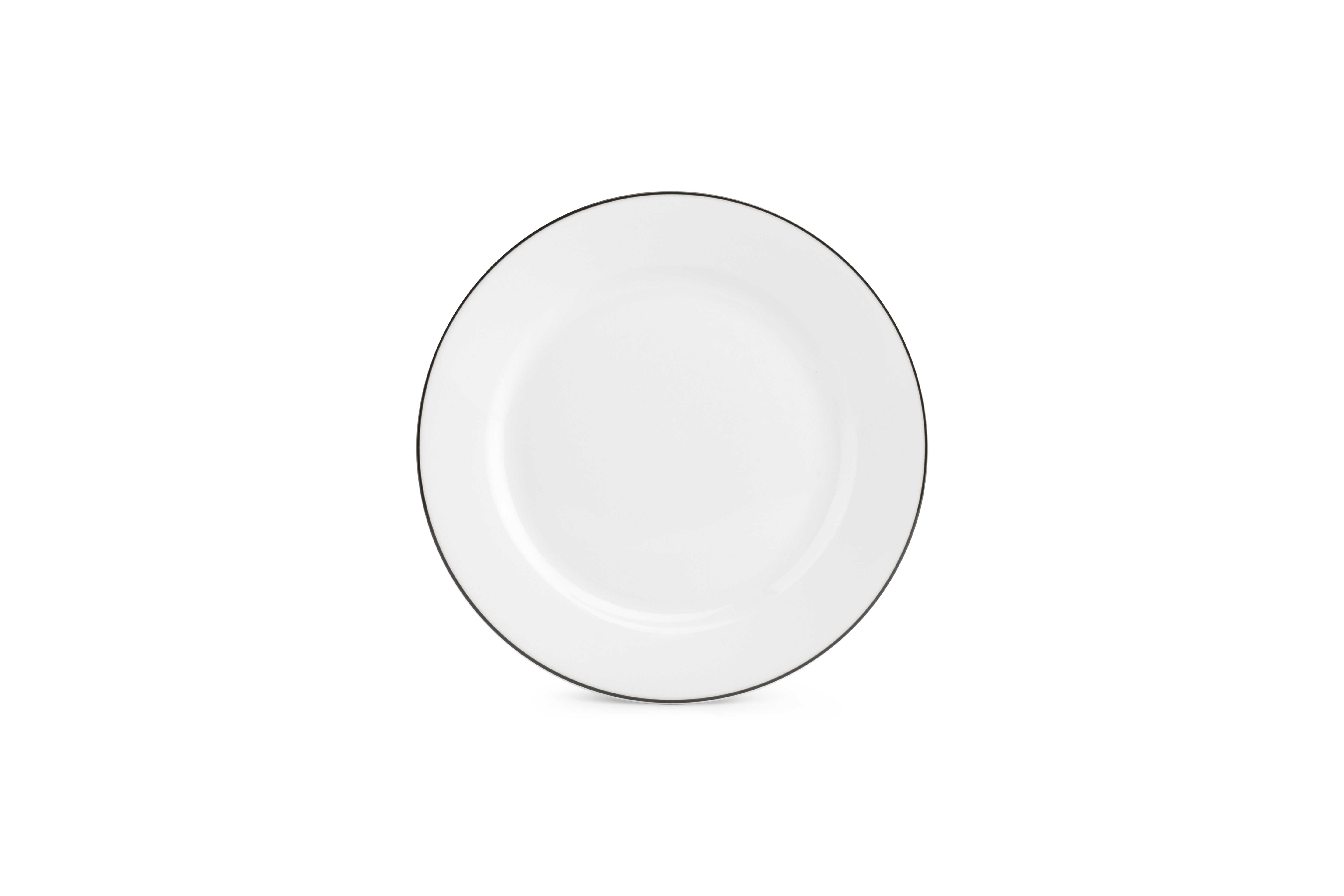 Plat bord 24,5cm black rim Bistro