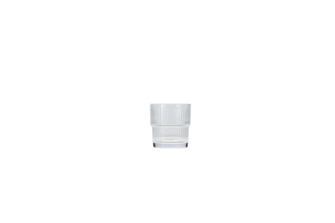 Bonbistro - Glas 33cl gestreept Vitro (set van 6)