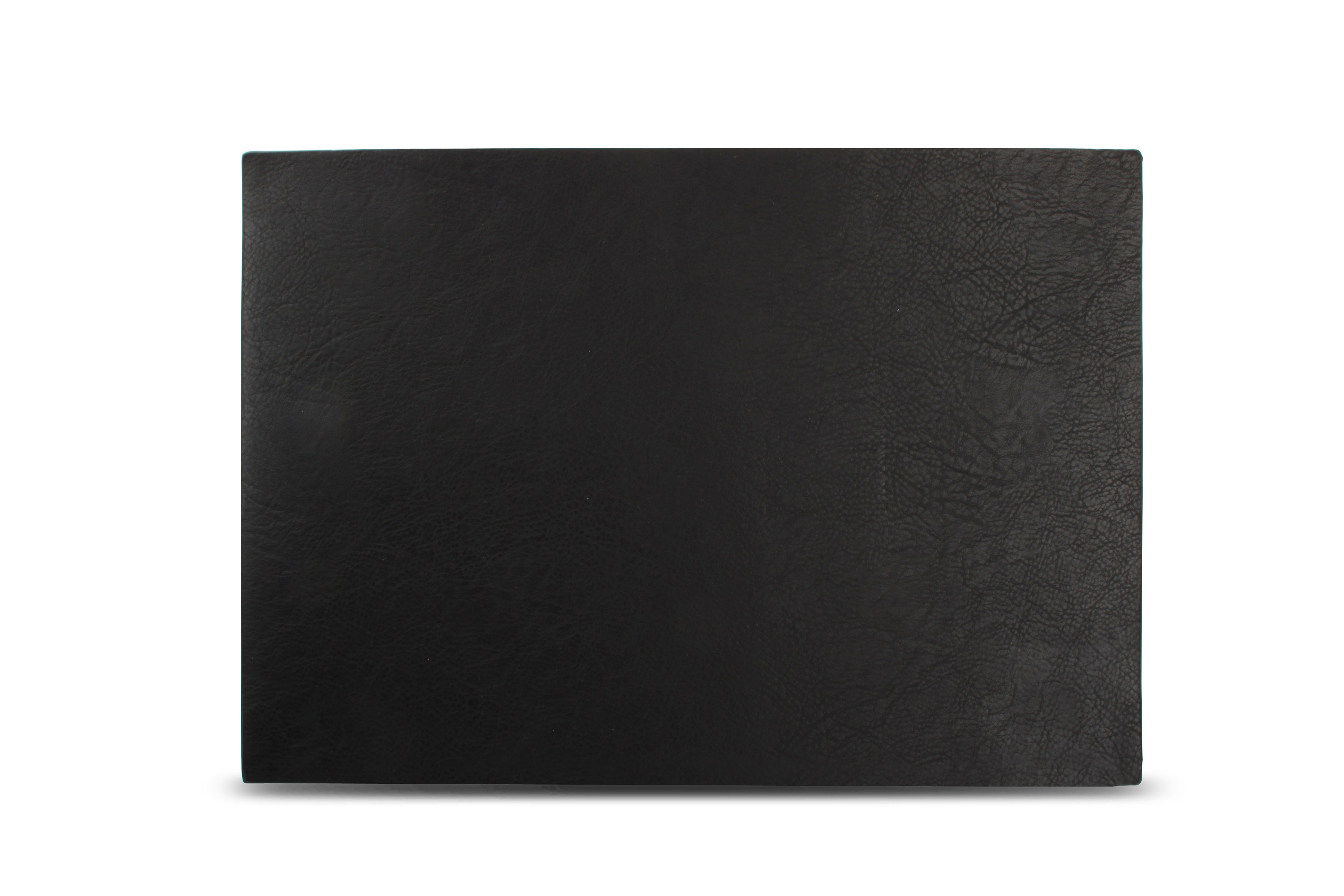 Placemat 43x30cm lederlook zwart Layer