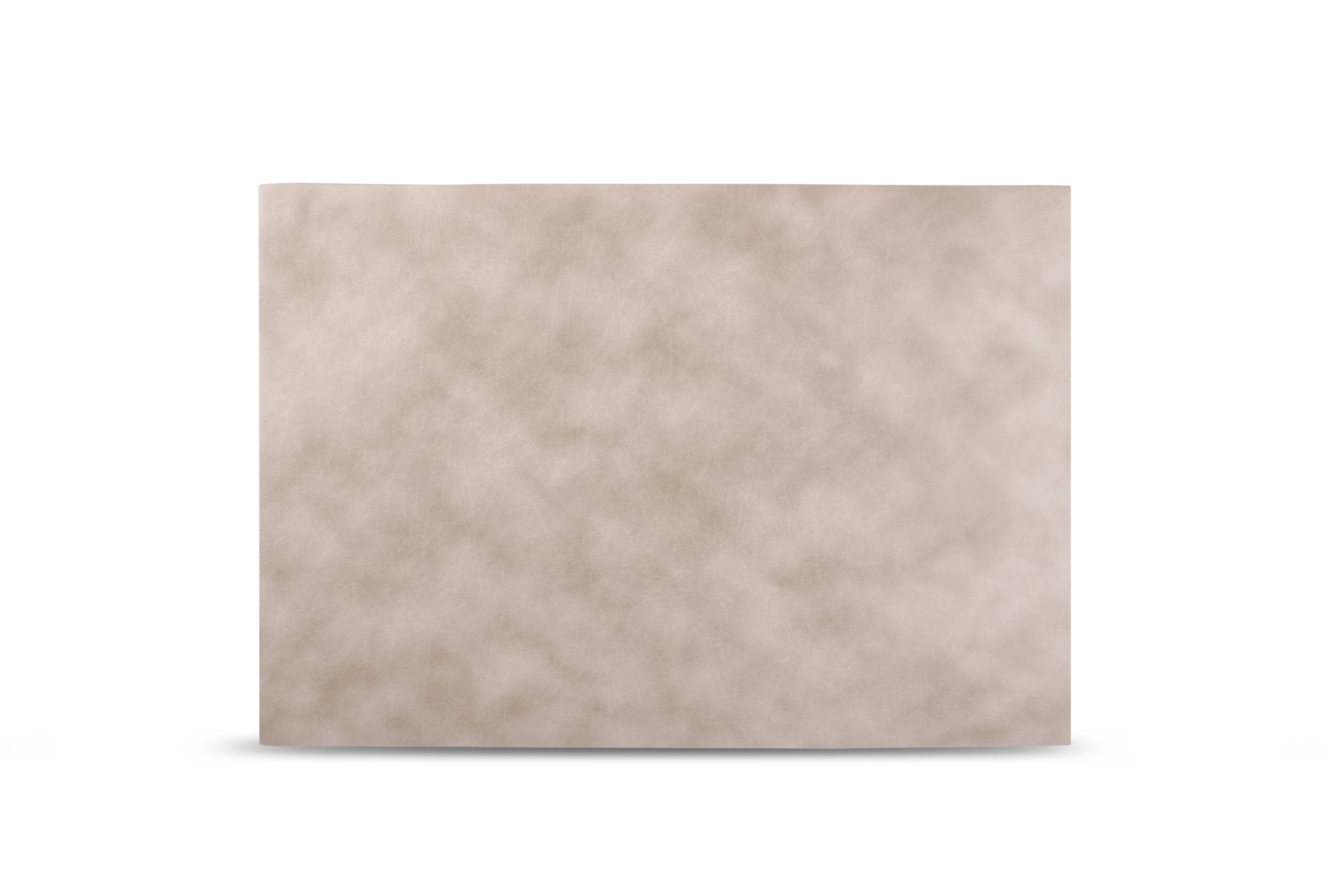 Placemat 43x30cm lederlook beige Layer