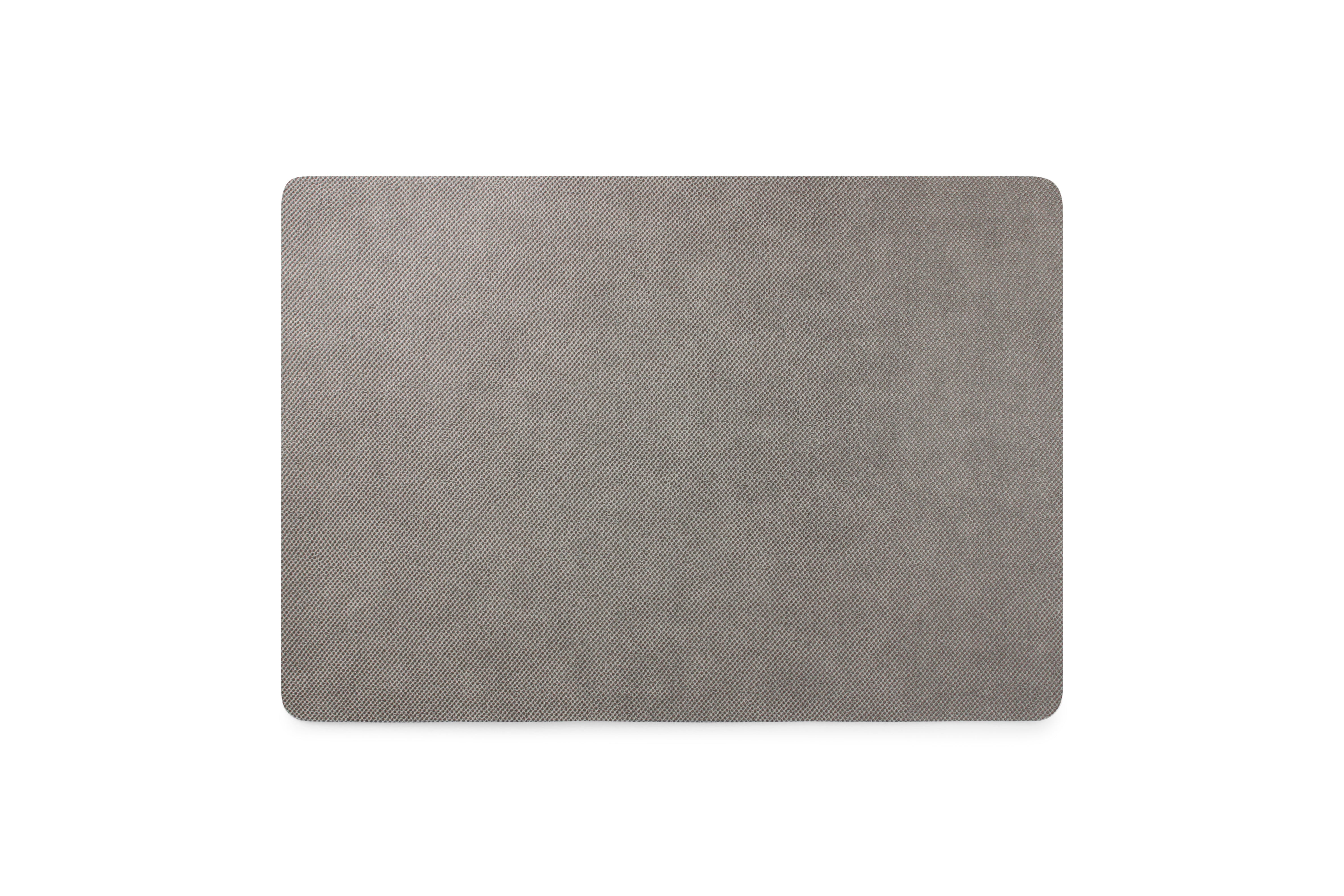Placemat 43x30cm structuur grijs Layer