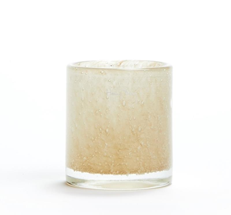 Henry Dean | Mary L waxinelichthouder Ø8,5 x H9,5 cm Beige Bubbles