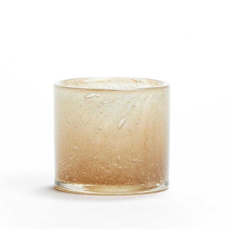 Henry Dean | Cylinder vaas Ø10 x H9 cm Beige Bubbles