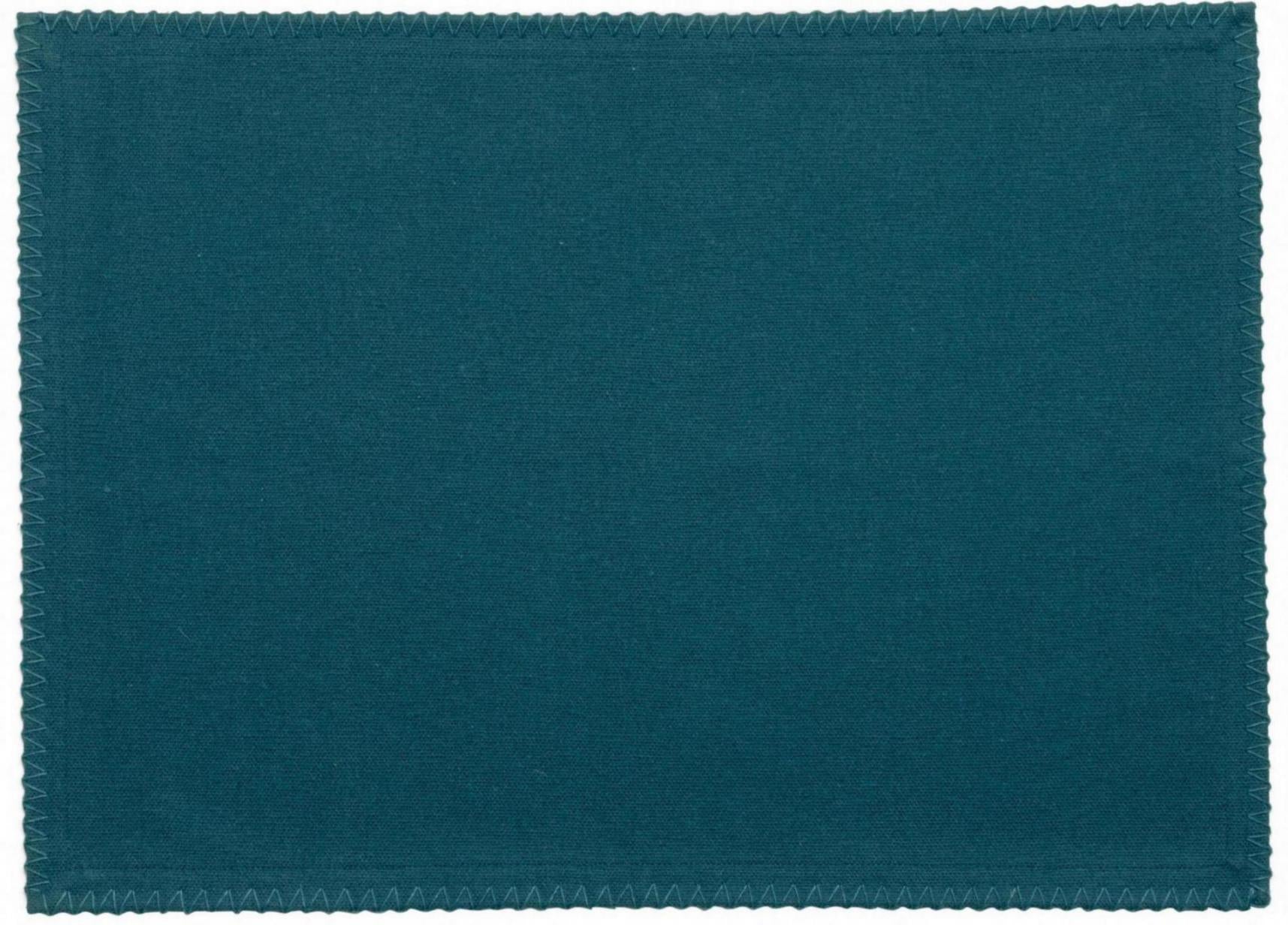 Set van 4 gerecycleerde placemats Delia Paon 33 X 45