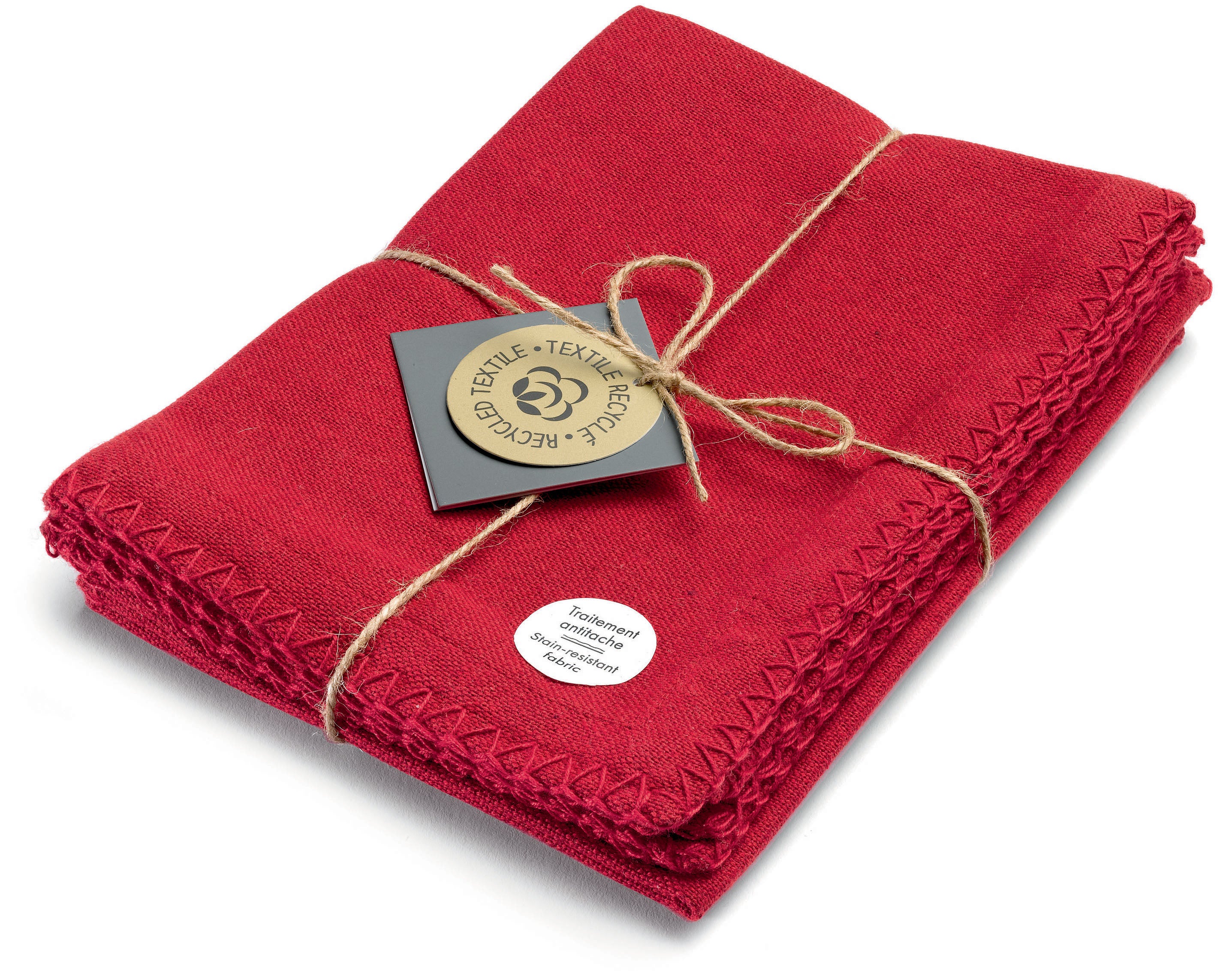 Set van 4 gerecycleerde placemats Delia Tango 33 X 45