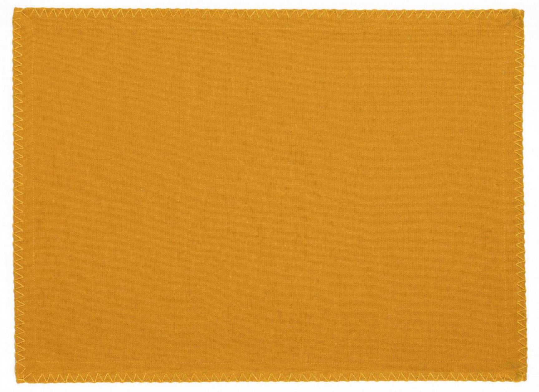 Set van 4 gerecycleerde placemats Delia Tournesol 33 X 45