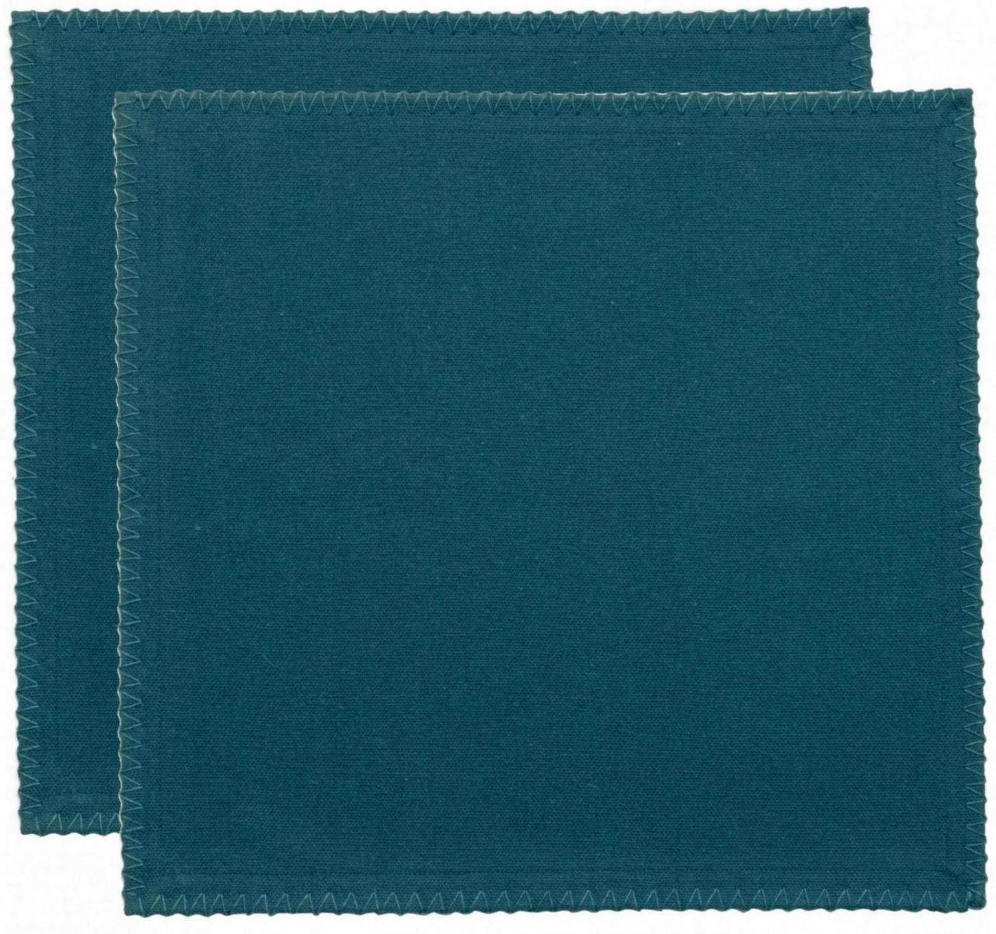 Set van 2 gerecycleerde servetten Delia Paon 41 X 41