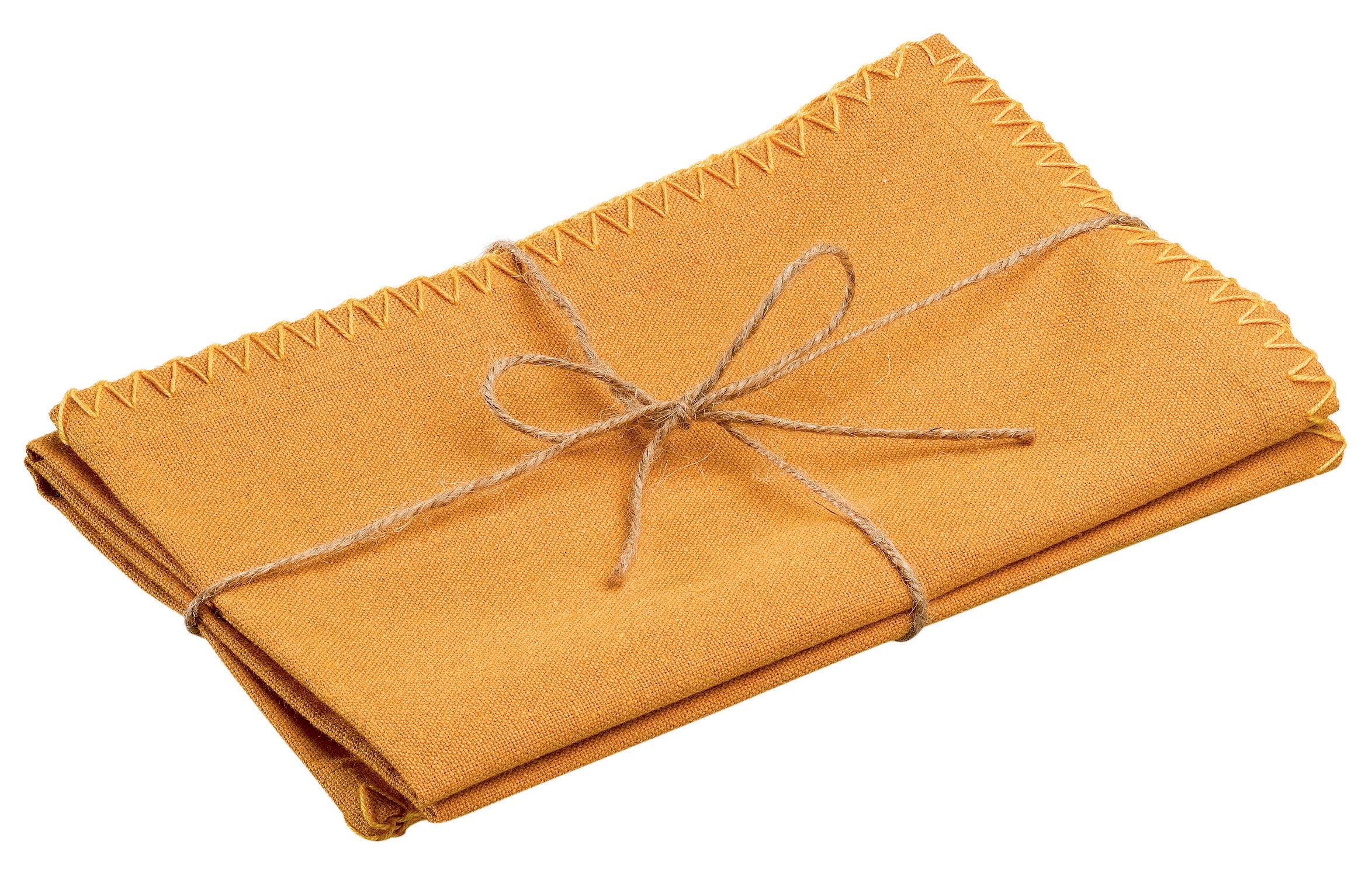 Set van 2 gerecycleerde servetten Delia Tournesol 41 X 41